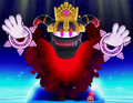 Traitor Magolor EX enhanced by the Master Crown in the remaster.
