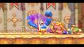King Dedede becomes unusually buff when he reaches his second phase in Clash at Castle Dedede
