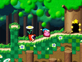 Kirby and Waddle Doo explore the forest