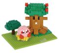 "Dream Land" Nanoblock figurine of Kirby and Whispy Woods by Kawada