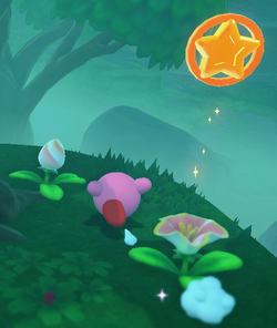KatFL Kirby and Pop Flowers screenshot.png