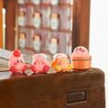 A set of small figures from the Pupupu no Yu event, featuring Waddle Dee
