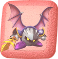 Artwork of the Meta Knight Character Treat from Kirby's Dream Buffet