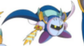 Meta Knight pointing with his sword