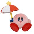Parasol Kirby plushie, manufactured by San-ei