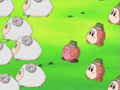 Waddle Kirby and some Waddle Dees help herd the sheep.