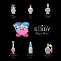 Artwork for the KIRBY Mystic Perfume merchandise line