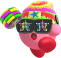 Yo-Yo Kirby wearing the Flashy Knit Cap