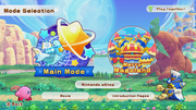 Main menu