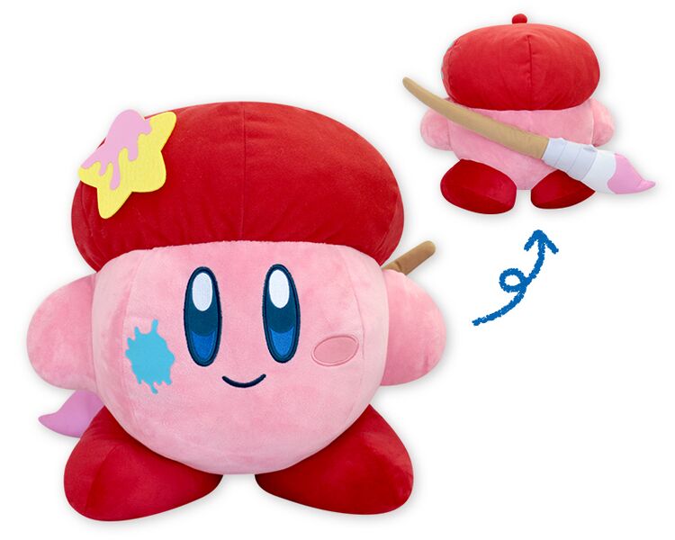 File:Kirby Big Artist Plush.jpg