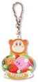 "Shizuoka / Strawberry" keychain from the "Kirby's Dream Land: Pukkuri Keychain" merchandise line.