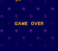 The initial Game Over screen, shown after running out of lives