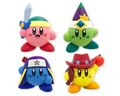 Set of figurines made of soft vinyl from the "Kirby Battle Royale" merchandise line, featuring Sword Kirby