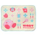 Rectangular bath mat from the "KIRBY Pastel Life" merchandise line, featuring Kirby