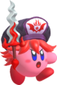 Sword Kirby wearing the Flamberge Style Rare Hat