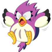 Artwork of Coo shocked from Kirby: Right Back at Ya!
