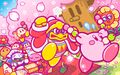 Illustration from the Kirby JP Twitter featuring Lovely