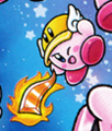 Sizzle Cutter Kirby in Find Kirby!! (Outer Space)