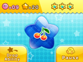 Subscreen containing an Assist Star in Kirby: Triple Deluxe