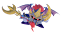 Render of Waxing Crescent Masked Meta Knight from Kirby Fighters 2