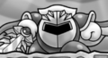 Meta Knight in Kirby Star Allies: The Great Friend Adventure!