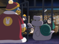 King Dedede and Escargoon lock the animators up in the dungeon to force them to work.