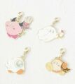 Keychain Charms from the "Kirby x ITS'DEMO: KIRBY Boo!" merchandise line