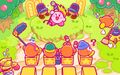 Illustration from the Kirby JP Twitter featuring Mike Kirby about to perform