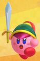 The Blade Knight Helm in Kirby Fighters 2
