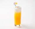 The オレンジオーシャンジュース ヨーグルトムース添え (Orange Ocean Juice with Yogurt Mousse) Kirby Café drink