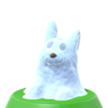 Figure of an "Animal Snow Sculpture", which resembles Awoofy