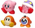 Set of Kirby figurines made of soft vinyl