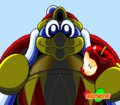 King Dedede, as seen in the opening for Gourmet Race in Kirby Super Star