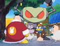 Dedede has a little too much fun mixing heads and bodies