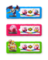 Artwork of compatible amiibo and their powers
