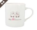 Souvenir mug given to those who bought the "Café au lait art" drink during Kirby's 30th anniversary and opted to receive its souvenir
