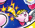 Zap Cutter Kirby in Find Kirby!! (Outer Space)