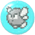 Pixel Bronto Burt Character Treat from Kirby's Dream Buffet, using its sprite from Kirby's Dream Land