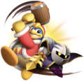 King Dedede & Meta Knight from Kirby Fighters 2
