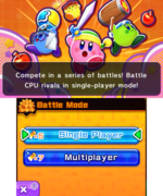 Downloadable demo Battle Mode menu