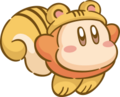 A Waddle Dee in a squirrel costume for the "Kirby Picnic" merchandise series