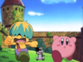 Escargoon attacks Kirby and Tuff with a bazooka on King Dedede's orders.