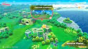 The level-based hub in Kirby and the Forgotten Land