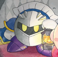 Meta Knight in the book It's Kirby Time: Thank You