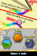 Stage select menu