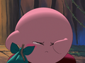 Kirby breaks down in tears after remembering his year in Dream Land.
