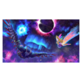 Credits picture of Kirby and co. fighting Void Termina in his third phase