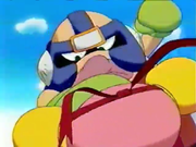 Kirby is pummeled by Boxer Dyson.