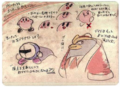 Concept art of Kirby's design for Kirby and the Forgotten Land