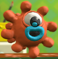 Screenshot of Sportle's figurine from Kirby and the Rainbow Curse
